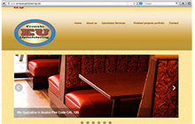 HTML5 website for upholstery business East Boston